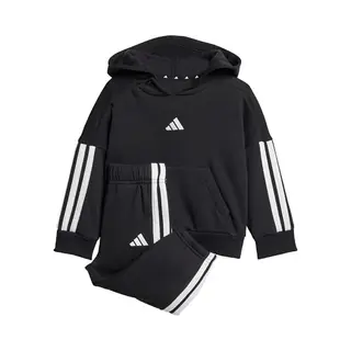 Adidas Unisex Baby Essentials Hooded Jogger, Black/white, 9-12 Months