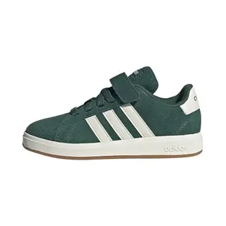 Adidas Unisex Kids Grand Court 00s Shoes Children, Collegiate Green/Off White/Gum, 12 Uk Child