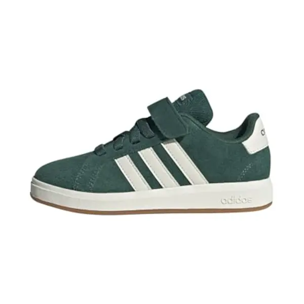 Adidas Unisex Kids Grand Court 00s Shoes Children, Collegiate Green/Off White/Gum, 12 Uk Child thumbnail