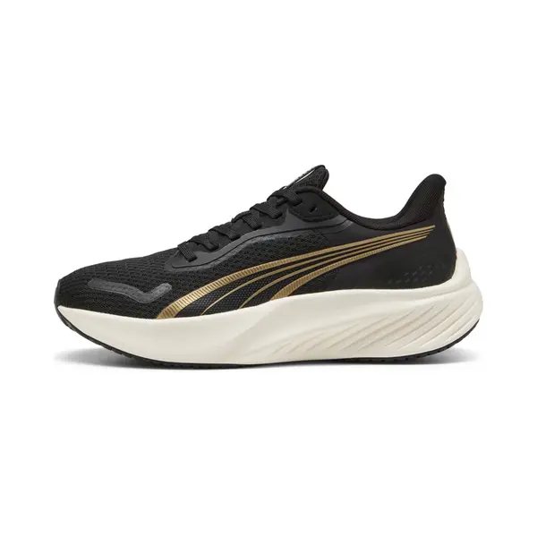 Puma Pounce LiteRoad Hardloopschoenen Uniseks, Puma Gold Puma Black, 42 Eu thumbnail