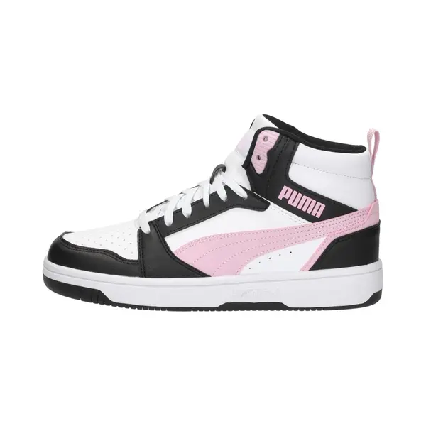Puma Rebound V6 Unisex Sneakers - Puma White-Rose Mauve-Puma Black thumbnail