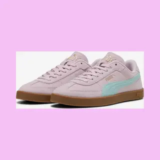Puma Club Ii Era Suede Shoes Light Pink Blue - 42