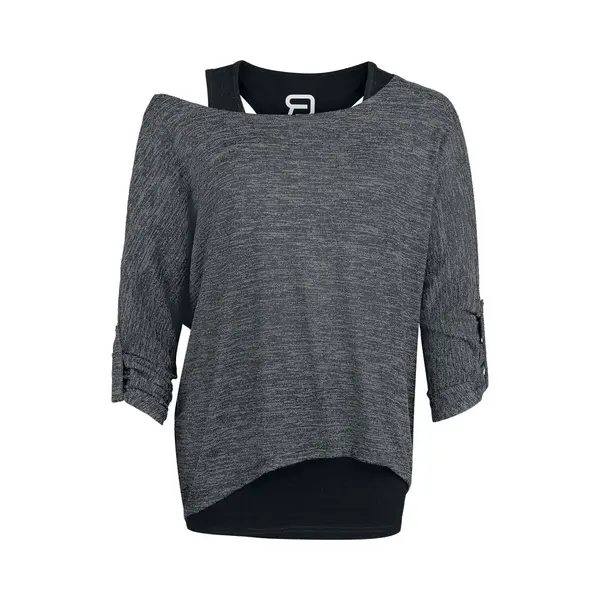 Red By Emp Cuddly Loose Long-sleeve Shirt Black thumbnail