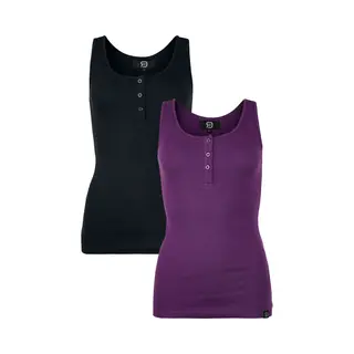 Red By Emp Basic 2-pack Top Black Lilac