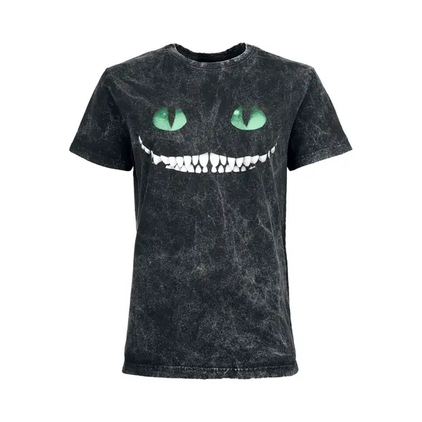 Alice Im Wunderland Cheshire Cat Smile T-Shirt Female T-Shirt Grau In Xl thumbnail