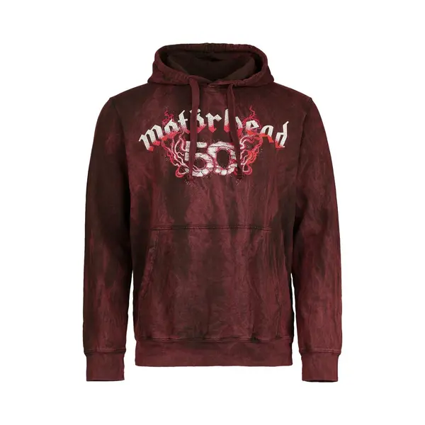 Motörhead Warpig Flames Kapuzenpullover Dunkelrot In L thumbnail