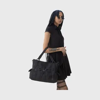 Kihilist By Killstar - Gothic Handtas - Over The Moon - Voor Vrouwen - Zwart