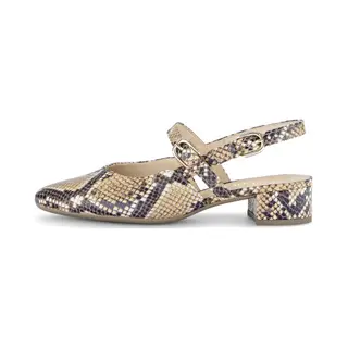 Gabor Instappers Python Beige Leer - Maat 41