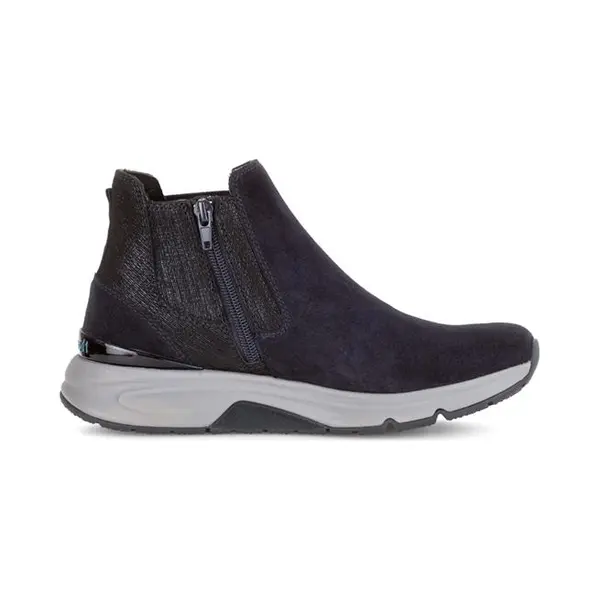 Gabor Damen Chelsea Boots, Frauen Stiefeletten, halbstiefel, Kurzstiefel, uebergangsschuhe, uebergangsstiefel, flach, Pazifik (Micro), 39 Eu / 6 Uk thumbnail