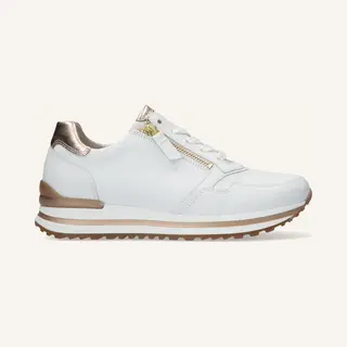 Gabor 528 Sneakers Dames - Leren Sneaker - Wit - Maat 36