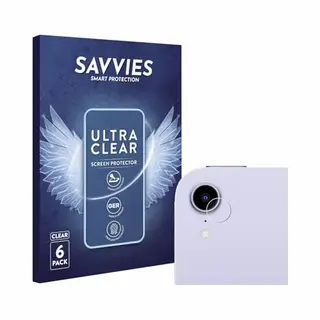 Savvies 6 Stück Schutzfolie Für Apple IPad Mini 7 2024 (Nur Kamera) Displayschutz-Folie Ultra-Transparent