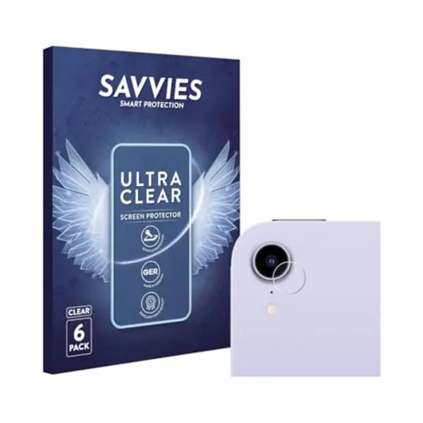 Savvies 6 Stück Schutzfolie Für Apple IPad Mini 7 2024 (Nur Kamera) Displayschutz-Folie Ultra-Transparent thumbnail