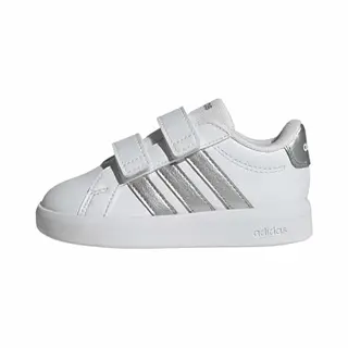 Adidas Unisex Baby Grand Court 3.0 Shoes Infants, Ftwr White/Silver Met./Silver Met., 9.5 Uk Child