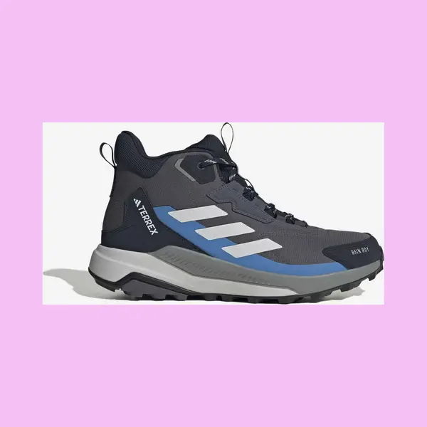 Adidas Terrex Anylander Mid Rain.Rdy Hiking Boots Grey Blue Black - 47(1/3) thumbnail