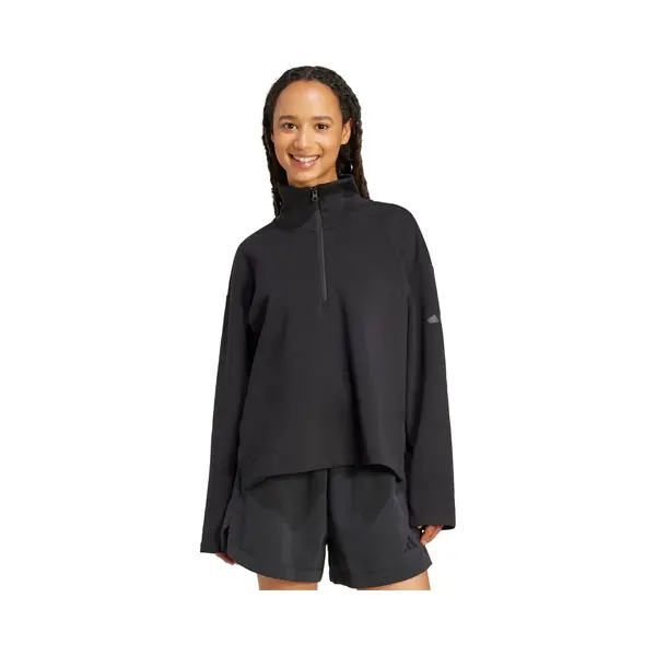 Adidas Soft Lux Sweatshirt, Reißverschluss Bis Zur Brust thumbnail