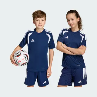 Adidas T-shirt Kinderen Tiro 26 League Jersey Donkerblauw-Wit - Maat 104cm