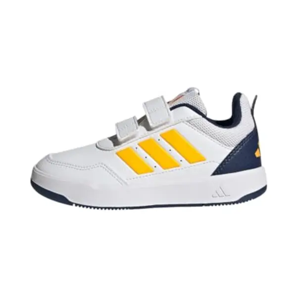 Adidas Unisex Kinder Tensaur Sport 3.0 Hook And Loop Kids Shoes, Ftwr White/Collegiate Gold/Collegiate Navy, 33 1/2 Eu thumbnail
