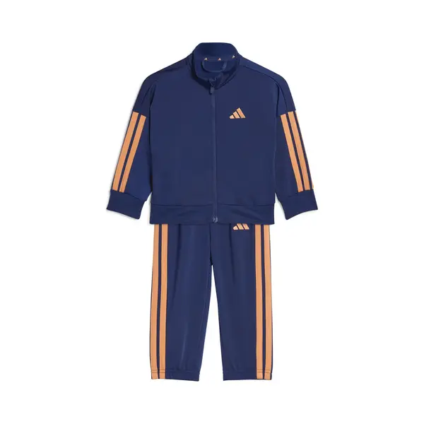 Adidas Unisex Baby Essentials Climacool Tracksuit, Dark Blue/Dusky Orange, 3-4 Years thumbnail