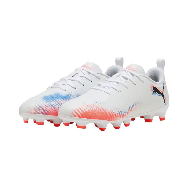 Puma Boy's Kids Future 8 Play Firm Ground Football Boots - White - Size, 2.5 35 thumbnail
