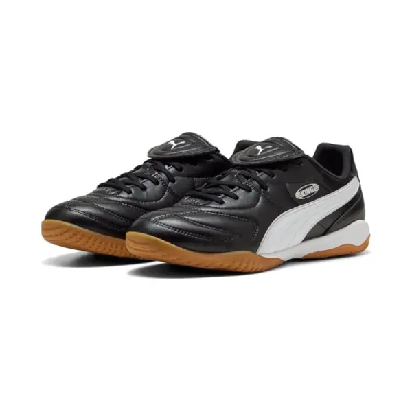 Puma Unisex King Liga It Fußballschuh, Puma Schwarz Puma Weiß Puma Silber, 42 Eu thumbnail