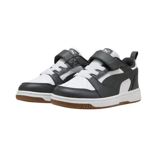 Puma Rebound V6 Lo Ac+ Ps Sneaker, White-Dusky Gray-Gum, 31 Eu