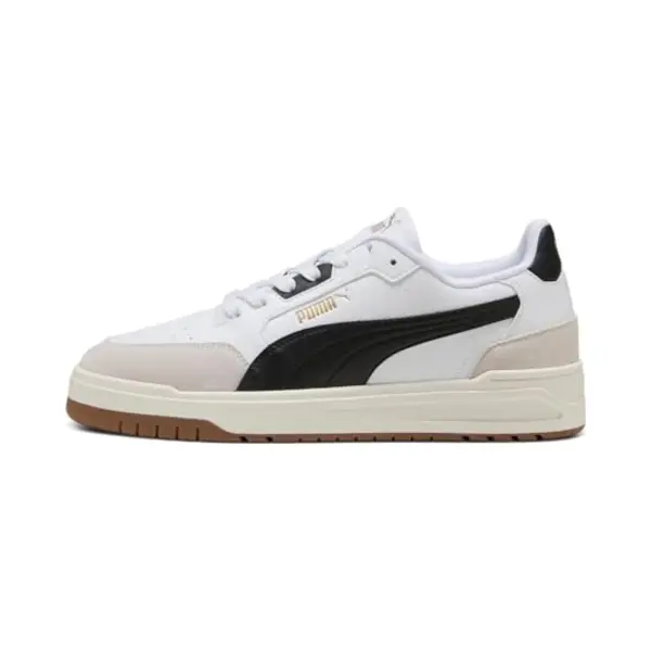 Puma Shuffle Downtown Og Sneaker, Unisex, Weiß/Schwarz-Vapor-Grau, 8.5 Uk thumbnail