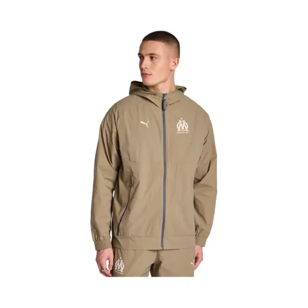 Puma Trainingsjack 'Olympique De Marseille' Kaki thumbnail