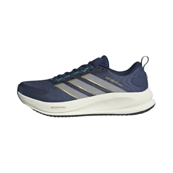 Adidas Men's Supernova Ease 2 Running Shoes, Dark Blue/Off White/Matte Gold, 11.5 Uk thumbnail