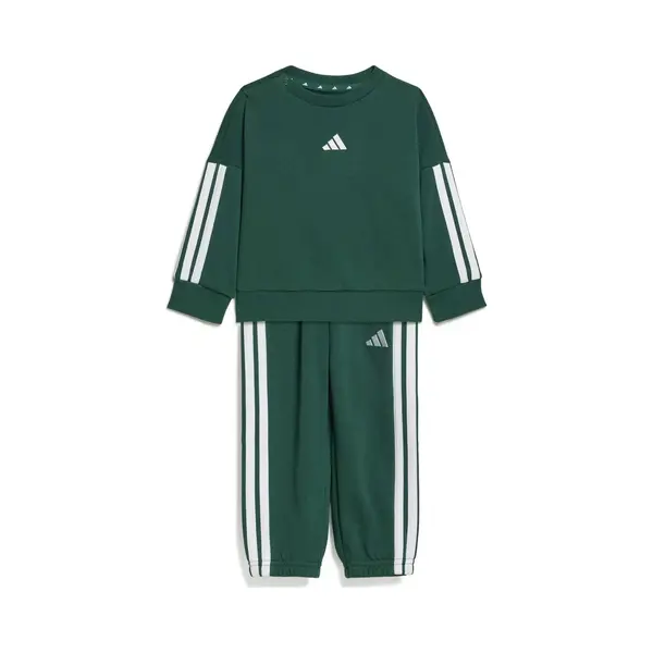 Adidas Unisex Baby Essentials Jogger Track_Suit, Collegiate Green/white, 0-3 Months thumbnail