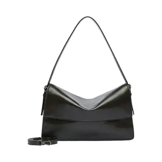 Liebeskind Berlin Leren Schoudertas Audrey Crossbody Deep Soil Donkerbruin