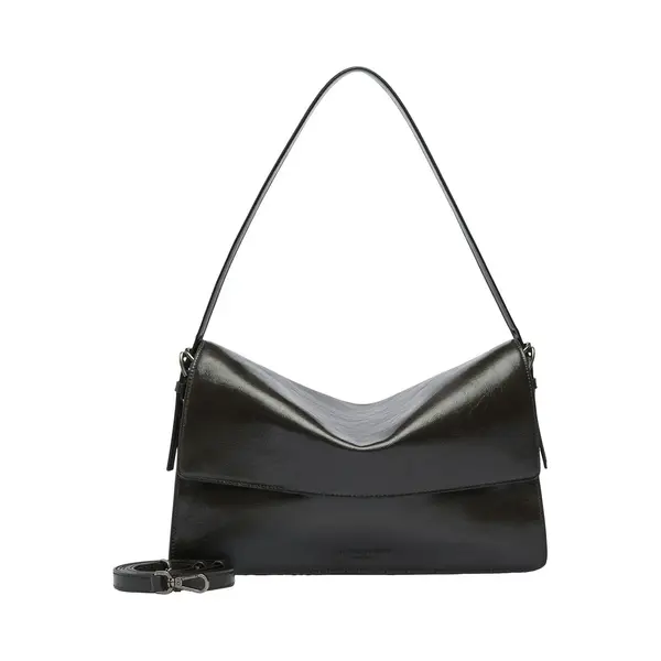 Liebeskind Berlin Leren Schoudertas Audrey Crossbody Deep Soil Donkerbruin thumbnail