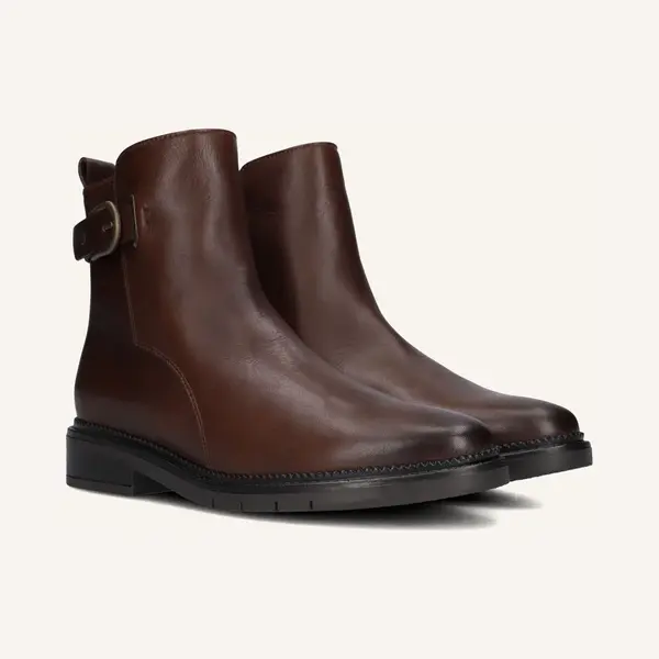 Gabor 702.3 Enkellaarsjes - Enkelboots Met Rits - Dames - Cognac - Maat 36 thumbnail