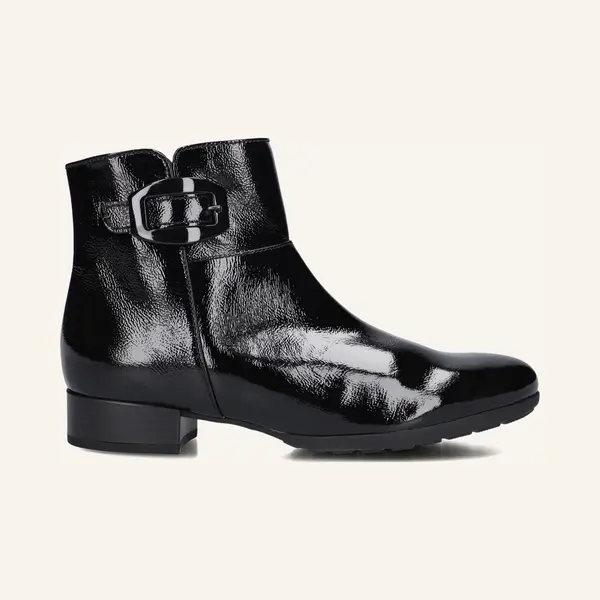Gabor 714.1 Enkellaarsjes - Enkelboots Met Rits - Dames - Zwart - Maat 38, 5 thumbnail