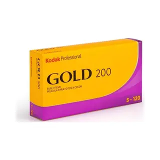 Kodak Professional Gold 200 - 120 Film (rolfilm) - 5-pak