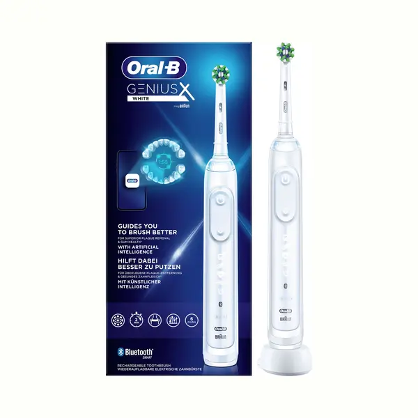 Oral-B Genius X Witte Elektrische Tandenborstel Ontworpen Door Braun thumbnail