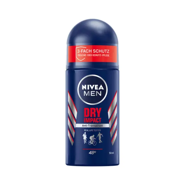 Nivea Dry Impact Mannen Rollerdeodorant 50 ml 1 stuk(s) thumbnail