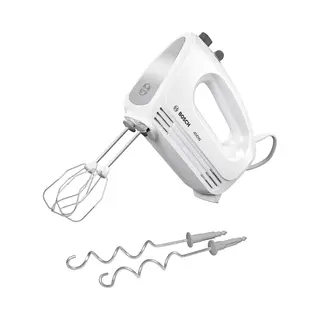 Bosch MFQ24200 Mixer Handmixer 400 W Gebürsteter Stahl, Weiß
