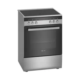 Siemens iQ300 HK9R3A250 fornuis Vrijstaand fornuis Electrisch Keramisch Roestvrijstaal