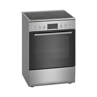 Bosch Serie 4 HKR39C250 fornuis Vrijstaand fornuis A Electrisch Keramisch Zwart, Grijs