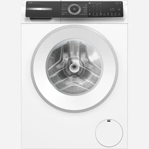 Bosch WGH244ACFG - Serie 6 - Wasmachine Met Stoom - 9 Kg - 1400 Rpm - A-20% - Zeer Stil - Home Connect - Automatisch Doseren - Wit thumbnail
