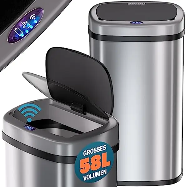 monzana® Sensor Dust Bin 58 Liters thumbnail