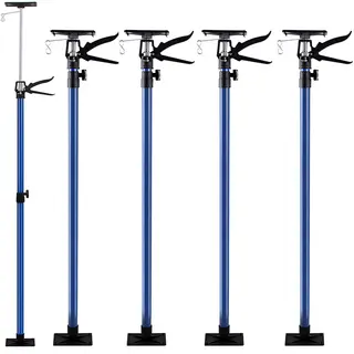 Monzana® Deckenstütze 4er Set Stufenlos Höhenverstellbar Montagestütze 115-290cm Bis 30kg Deckenspanner Zargenspanner