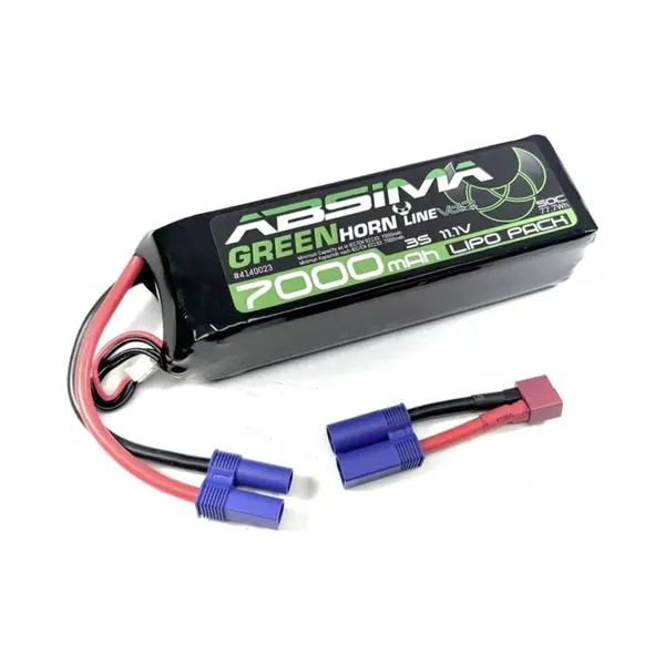 Absima Greenhorn Vol.2 LiPo 3S 11, 1V-50C 7000 Sc (EC5/T-Plug) (11.10 V, 7000 mAh) thumbnail
