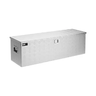 Msw Motor Technics Msw Alubox Abschließbar Werkzeugkasten Atb-1230 Deichselbox 154 L Transportbox Metallbox Mit Deckel Riffelblech 123 X 38 X 38 Cm Aluminiumbox