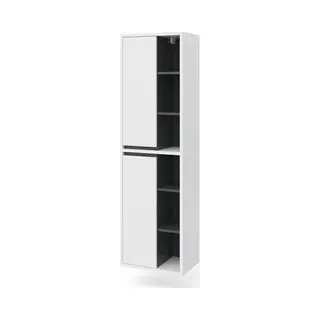 Vicco Bathroom Cabinet Viola, White, 50 X 170 Cm