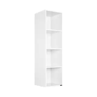 Casaria® Bookcase Skylar 30x30x106cm White