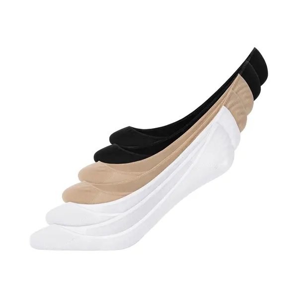 Snocks Loafer Sokken - Footies Dames - Footies Heren - Onzichtbare Sokken - Invisible Sokken - Kousenvoetjes - Maat 38-46 - 6 Paar - Duurzaam Cadeau thumbnail