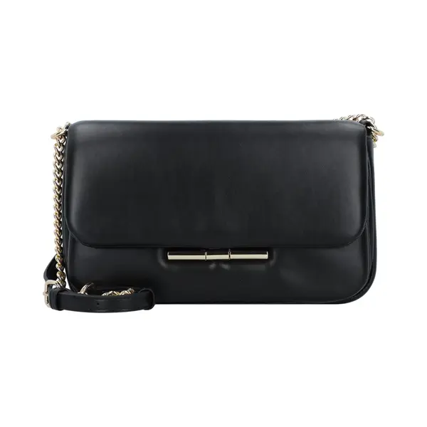 Seidenfelt Manufaktur Schoudertas Lesja Crossbag Black / Gold Zwart thumbnail