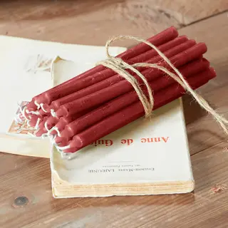 Loberon Kaars Set Van 20 Lysarion Rood