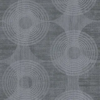 Profhome - Grafik Tapete 378326 Vliestapete Leicht Strukturiert Mit Geometrischen Formen Glitzernd Schwarz Grau 5, 33 M2
